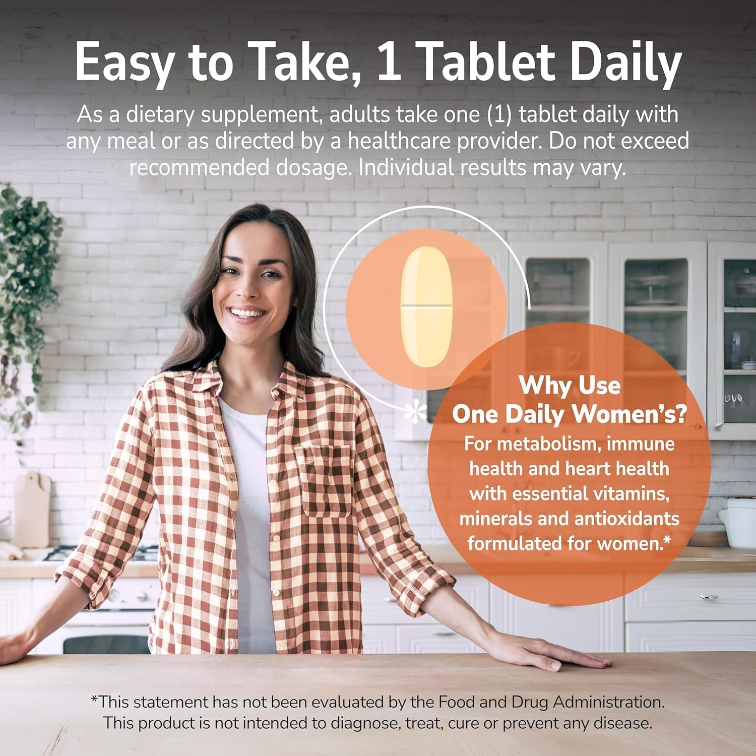 21St Century One Daily Women'S Tablets, 100 Count