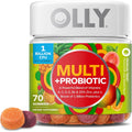 OLLY Multi + Probiotic Adult Multivitamin Gummy, Digestive and Immune System Support,* Chewable Supplement, Tropical Flavored, 35 Day Supply - 70 Count