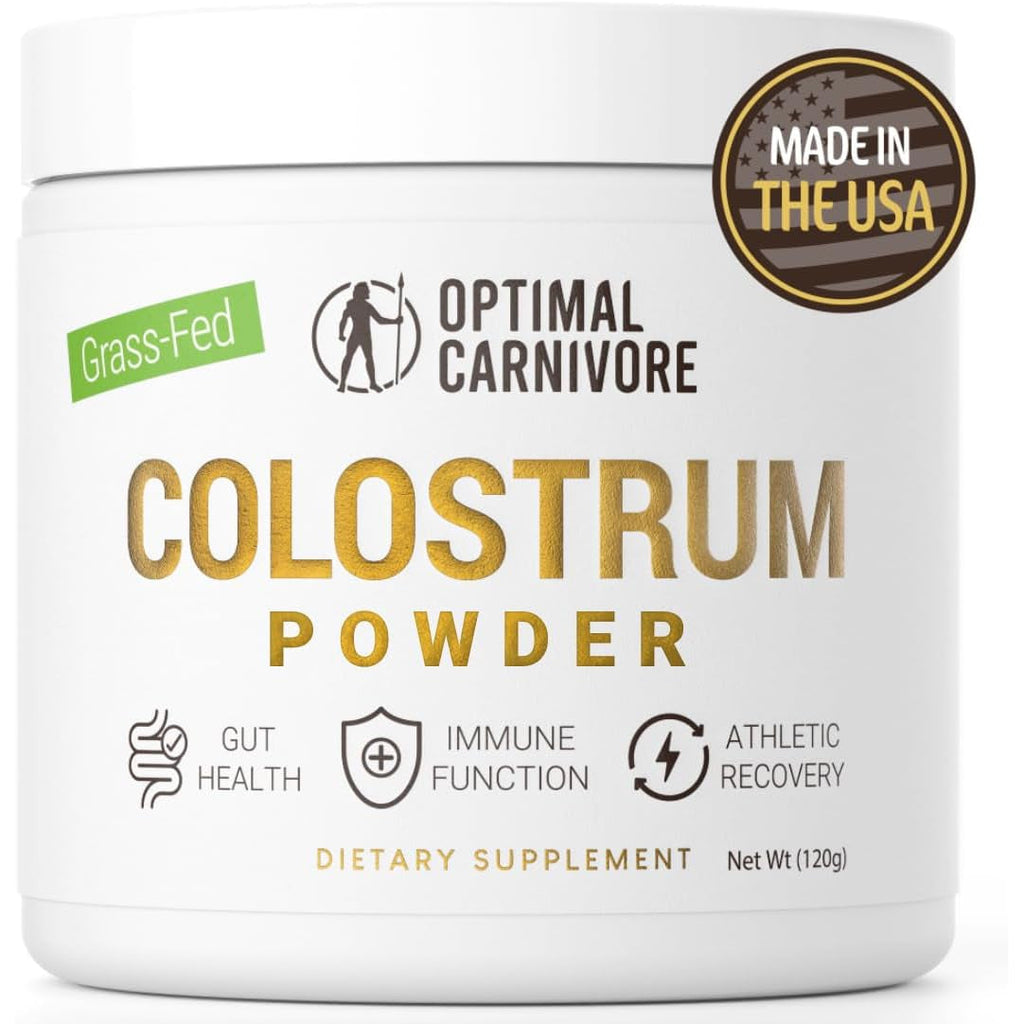 Grass Fed Colostrum Powder, Unflavored Bovine Colostrum for Humans, Colostrum Supplement Powder for Gut Health, Immune Support & Muscle Recovery, 120 Grams, Colostrum Powder Grass Fed