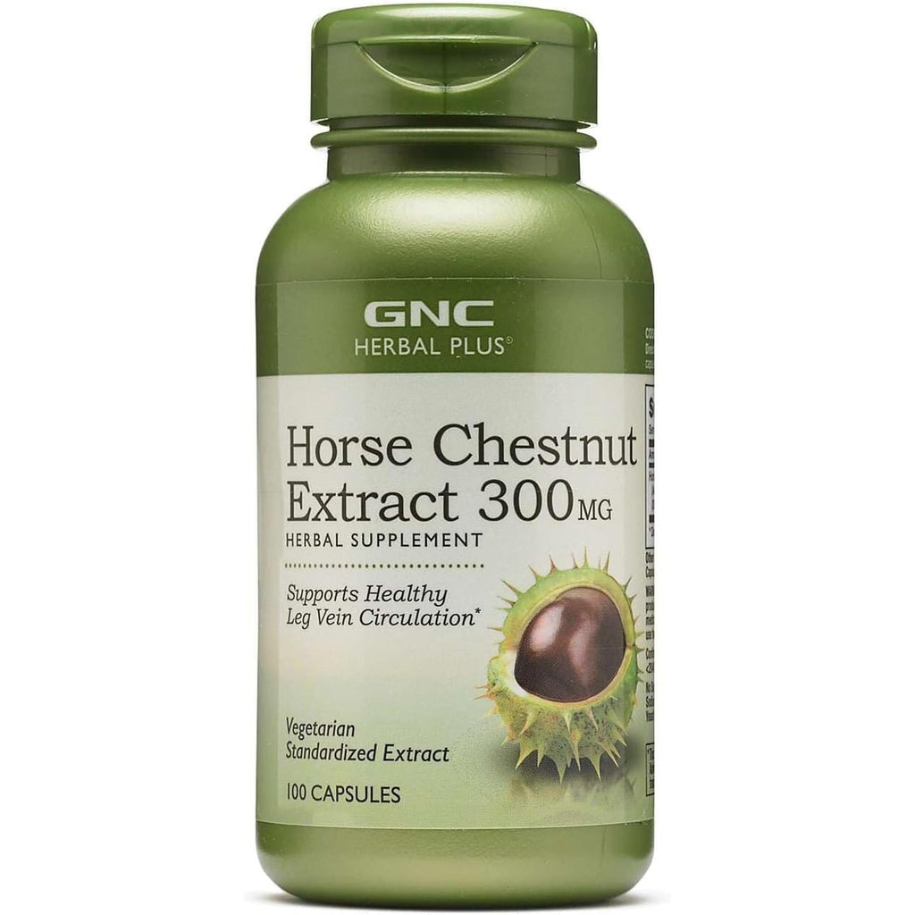 GNC Herbal plus Horse Chestnut Extract 300Mg 100 Capsules