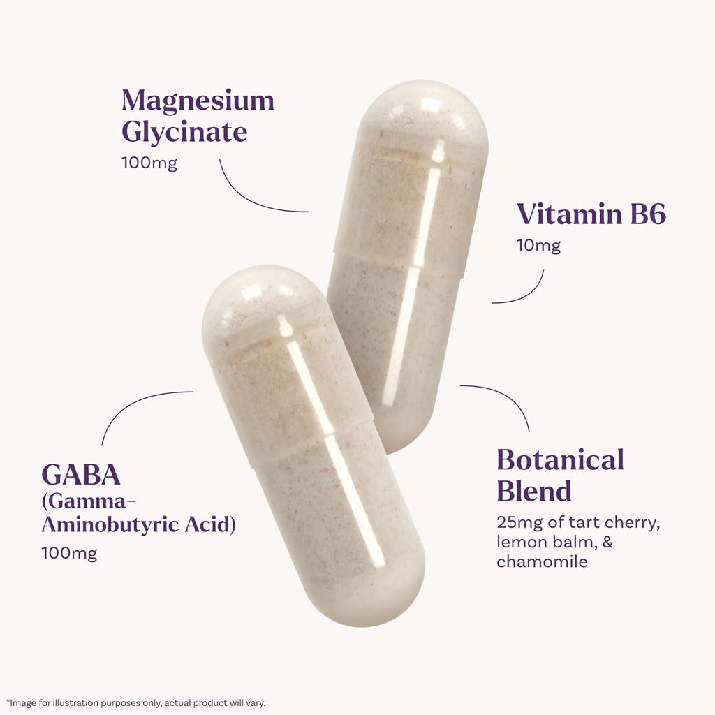 Natrol Sleep & Restore Capsules with Magnesium Glycinate 100Mg, GABA, Essential for Your Ultimate Restorative Sleep, Melatonin-Free, 30 Day Supply
