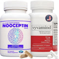 Vyvamind Neurostimulant + Focus Aid & NOOCEPTIN All-In-One Cognitive Enhancer Supplement, Dual Action Brain & Neurotransmitter Support, Our Best Nootropic Formula yet with Caffeine & L-Theanine