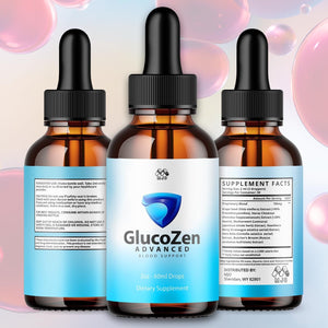 Glucozen Drops, Official Gluco Zen Blood Support with All Natural Ingredients, Advanced Glucozen Drops Health & Wellness Support Supplement Formula with Maximum Strength Multivitamins (30 Servings)