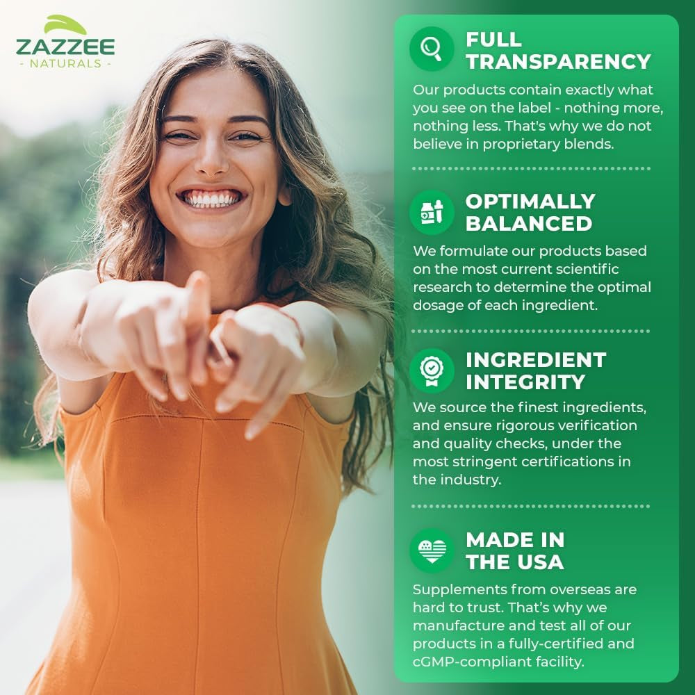 Zazzee Citrus Bergamot 25:1 Extract, 1200 Mg per Serving, 40% Polyphenolic Flavanones, 150 Vegan Capsules, 5 Month Supply, Citrus Bergamia, Antioxidant Support, Certified Kosher, Non-Gmo, Made in USA