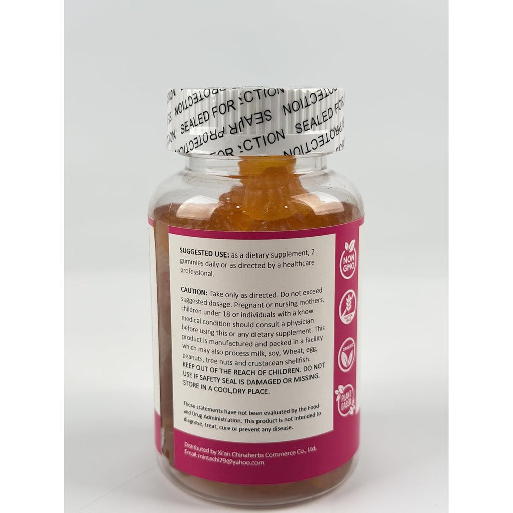 Arompcoslife Inositol Gummies for Women, 60 Count, Myo-Inositol Supplement with Folate & Vitamins B6 & B12, Supports Daily Wellness, Orange Flavor