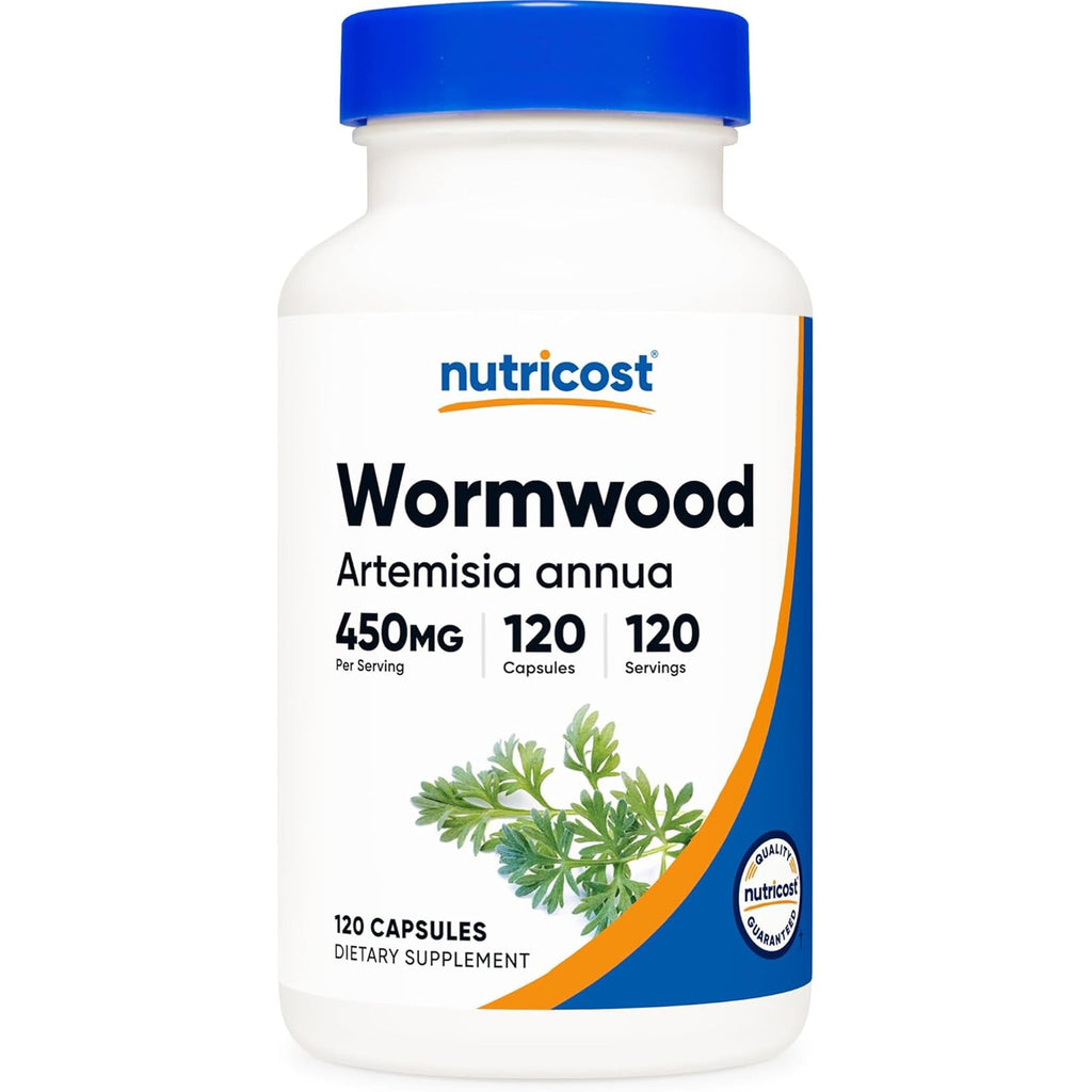 Nutricost Wormwood Capsules 450Mg 120 Capsules - Vegetarian Caps, Gluten Free and Non-Gmo