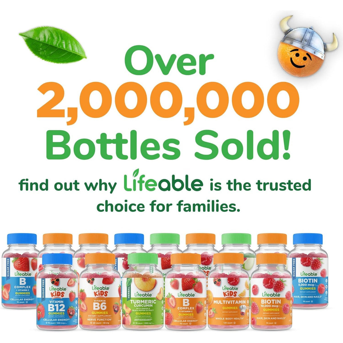 Lifeable Sugar Free Prebiotic Kids Fiber Gummies | 4G Fiber for Kids | Great Tasting Vegetarian Fiber Supplements for Kids | for Digestive Health | Fiber Gummies for Kids | 90 Probiotics Gummies