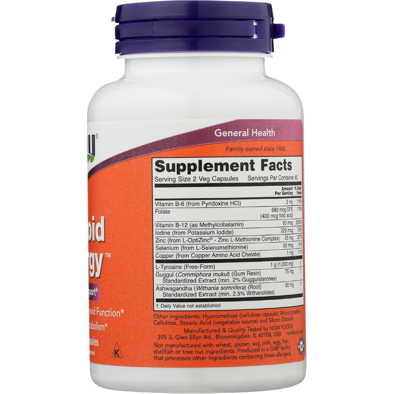 Now Foods Thyroid Energy, 90 CT