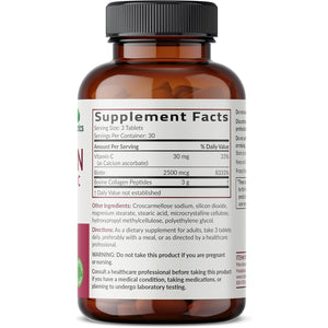 Futurebiotics Collagen Peptides with Biotin & Vitamin C Complex 3-In-1 Formula - for Hair, Skin & Nails Support, Non-Gmo, 90 Tablets