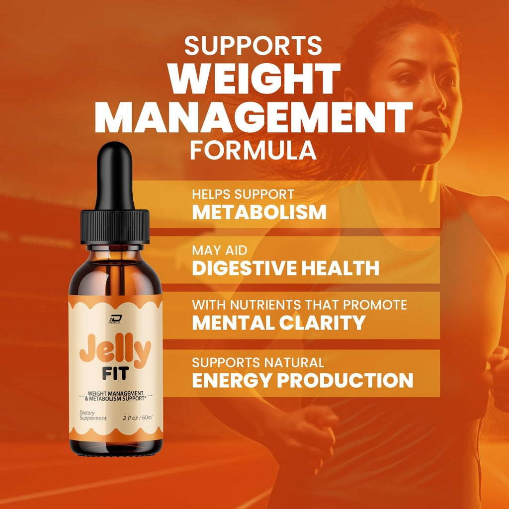 Jelly Fit Liquid Supplement Drops Natural Blend, Jellyfit Advanced Formula, Reviews - 1 Month Supply