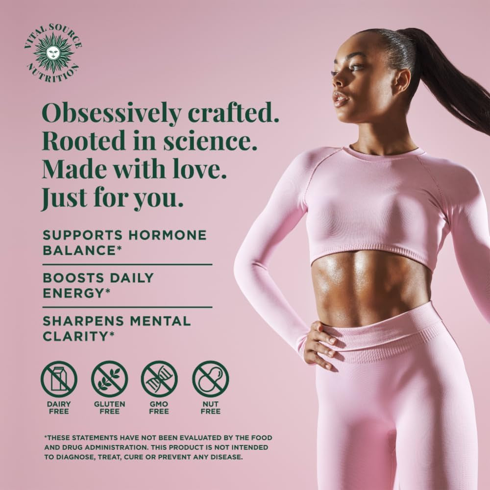 Vital Source Nutrition - Bifi Capsules - Beef Organ Primal Blend - Premium Ancestral Supplements for Women - Supports Hormone Health, Energy, & Stamina - Daily Vitality - No Artificial Ingredients