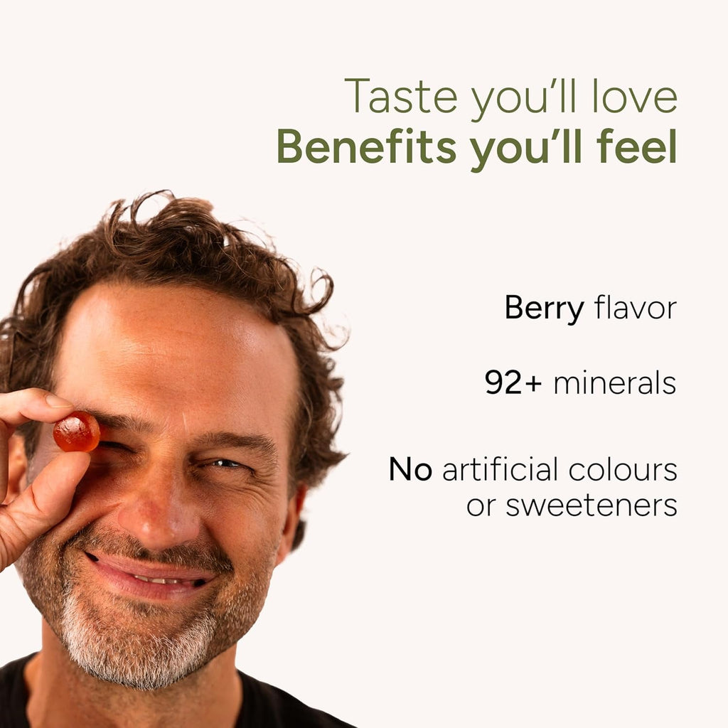 ROOT LABS Sea Moss Gummies I 92+ Minerals I Black Seed Oil I KSM 66 Ashwagandha I Lab Tested I No Added Sugar | for Men, Women I Non-Gmo I 100% Natural & Organic I 1600 Mg I 60 Gummy