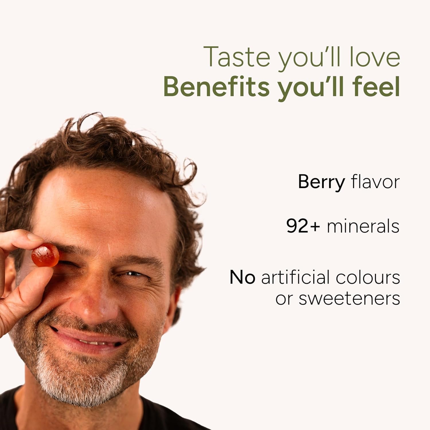 ROOT LABS Sea Moss Gummies I 92+ Minerals I Black Seed Oil I KSM 66 Ashwagandha I Lab Tested I No Added Sugar | for Men, Women I Non-Gmo I 100% Natural & Organic I 1600 Mg I 60 Gummy