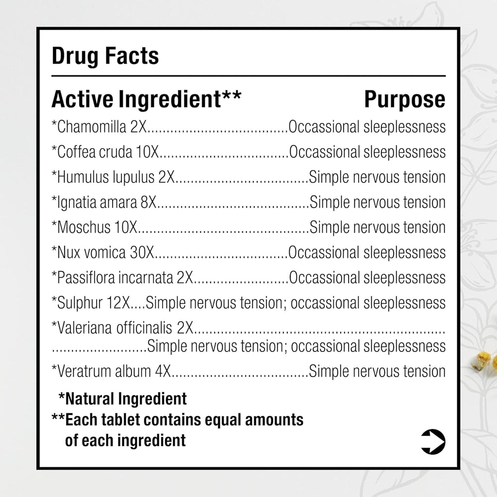 Medinatura BHI Calming Support Tablets – Natural, Plant-Based Support for Simple Nervous Tension, Irritability & Sleeplessness – Relaxation & Nighttime Support – 100 Count