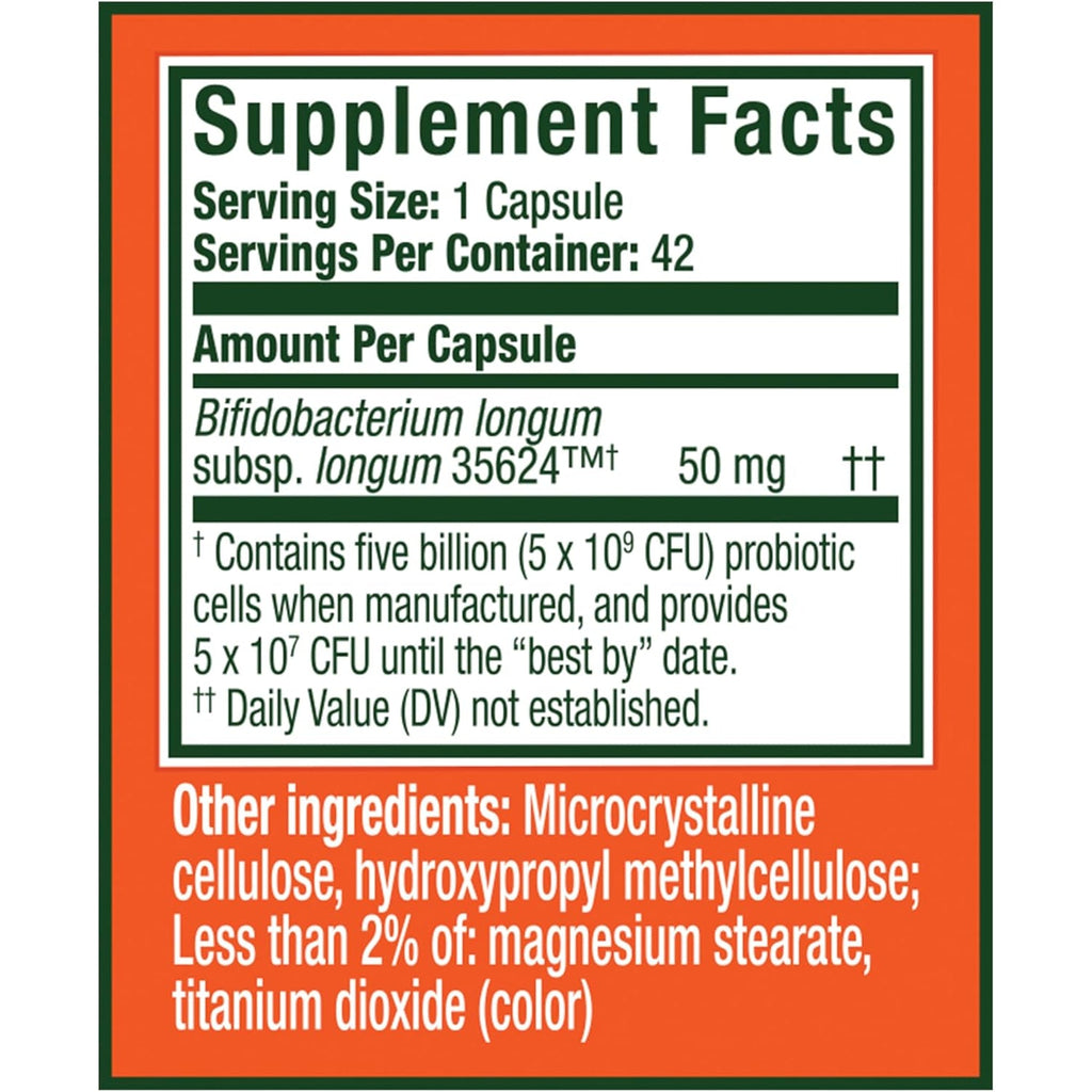 Align Probiotic, Extra Strength, Probiotics for Women and Men, Probiotics for Men, Probiotic Capsules Have 5X Cfus, 42 Capsules