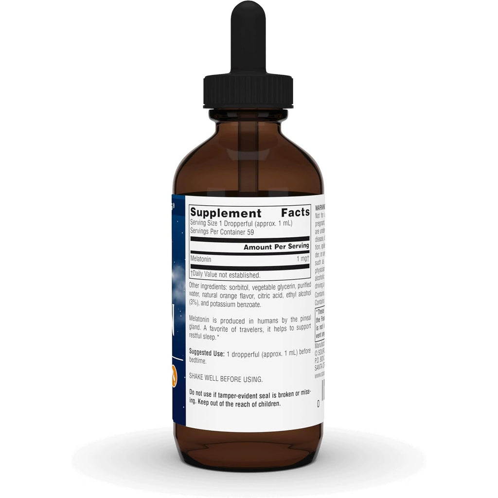 Source Naturals Melatonin* - 1 Mg, 2 Fluid Oz