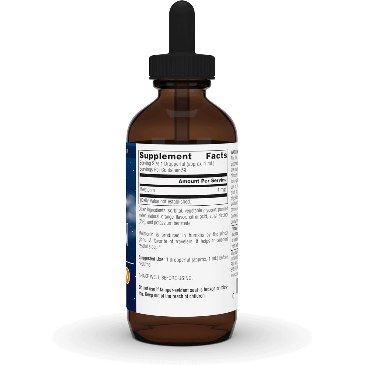 Source Naturals Melatonin* - 1 Mg, 2 Fluid Oz