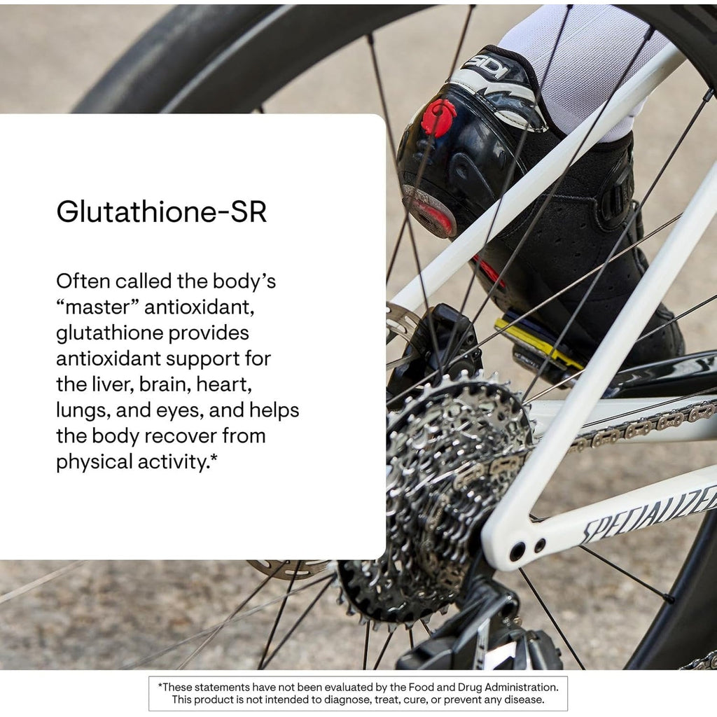 THORNE - Glutathione-Sr - Sustained-Release Supplement - Provides Antioxidant Support for the Liver, Brain, Heart, Lung & Eyes* - NSF Certified for Sport - Gluten, Dairy & Soy-Free - 60 Capsules
