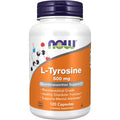 NOW Supplements, L-Tyrosine 500 Mg, Supports Mental Alertness*, Neurotransmitter Support*, 120 Capsules