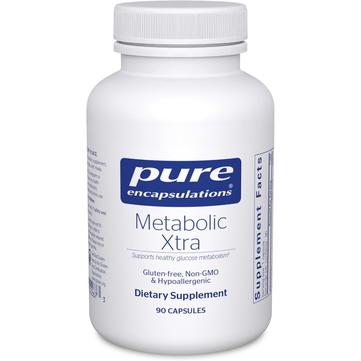 Pure Encapsulations Metabolic Xtra | Supplement to Support Carbohydrate Metabolism, and Homeostasis* | 90 Capsules