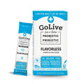 Golive Prebiotic & Probiotic for Women, Men, Kids. Flavor-Free, Sugar-Free, Synbiotic Powder W/ GOS, L-Glutamine, Vitamin D3, Electrolytes. for Gut Health, Digestion, Metabolism, Immunity 15-50B Cfus.