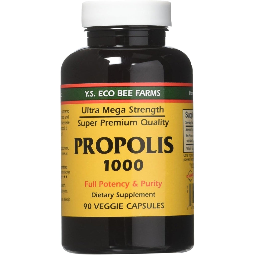 YS Eco Bee Farms Propolis 1000 - 90 Count (Pack of 3)