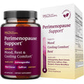Perimenopause Support for Women Supplement | Hormone Balance, Mood, Sleep, Cycle Regularity & Cooling Support | Black Cohosh, Vitex, Saffron | Peri Menopause Supplements for Women | Non-Gmo | 60 Ct