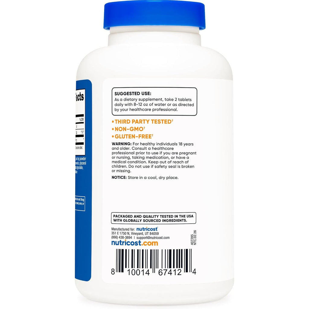 Nutricost MSM Tablets (Methylsulfonylmethane) 2000Mg per Serving, 120 Servings, 240 Tablets - Non-Gmo and Gluten Free