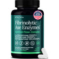 Potent Nattokinase 4000 FU Serrapeptase 240000 SPU Lumbrokinase 2000 FU Supplement - Proteolytic Enzymes Capsules for Energy Support, Digestion, Detox, Cognition & Gut Health for Men & Women