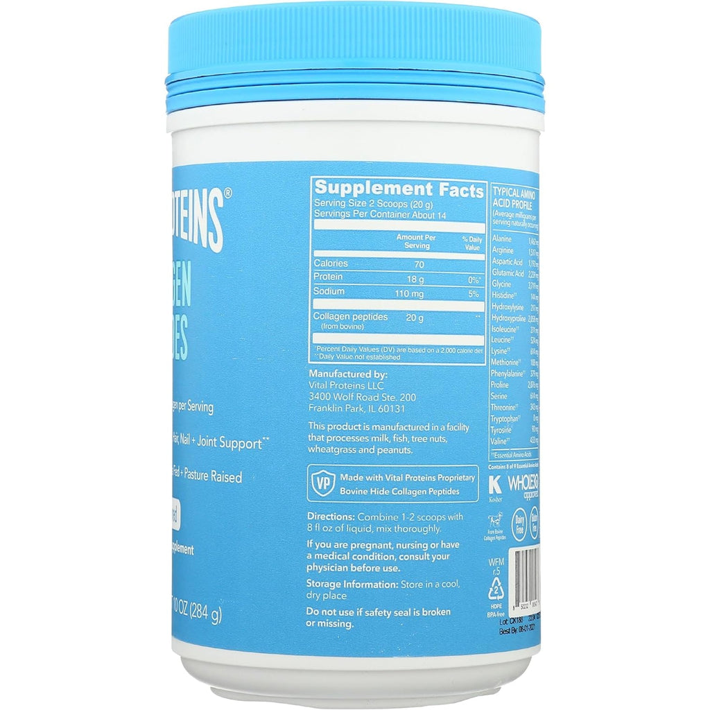 Vital Proteins Collagen Peptide Protein Powder, 10 OZ