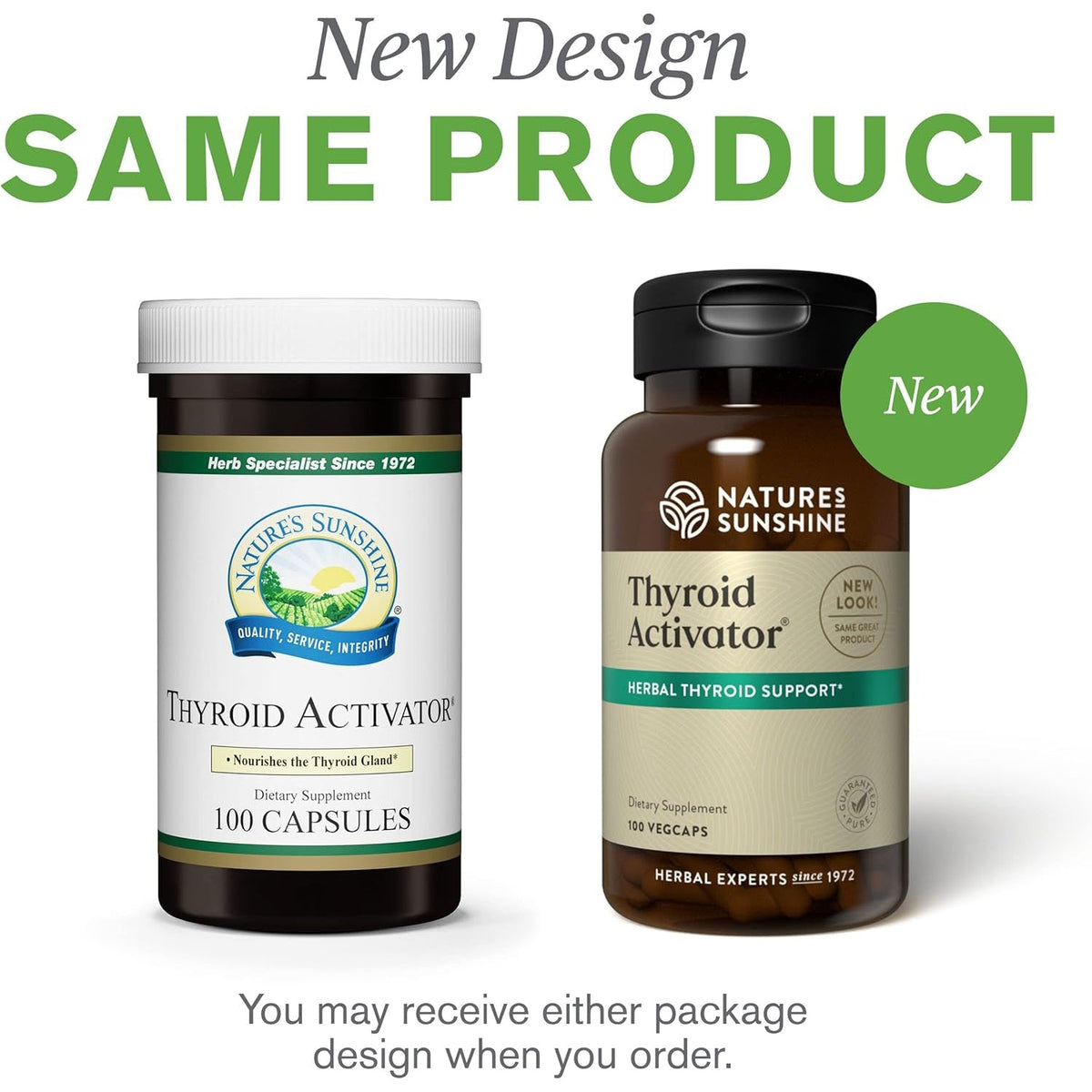 Nature'S Sunshine Thyroid Activator 100 Capsules