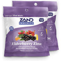 ZAND Immunity Elderberry Zinc Throat Lozenges 2-Pack - Good-For-You Dry Mouth Lozenges, Immune Support Supplement with Elderberry, Zinc 5Mg - Soothe a Dry Throat, Natural Flavor, Gluten Free, 50Ct Ea