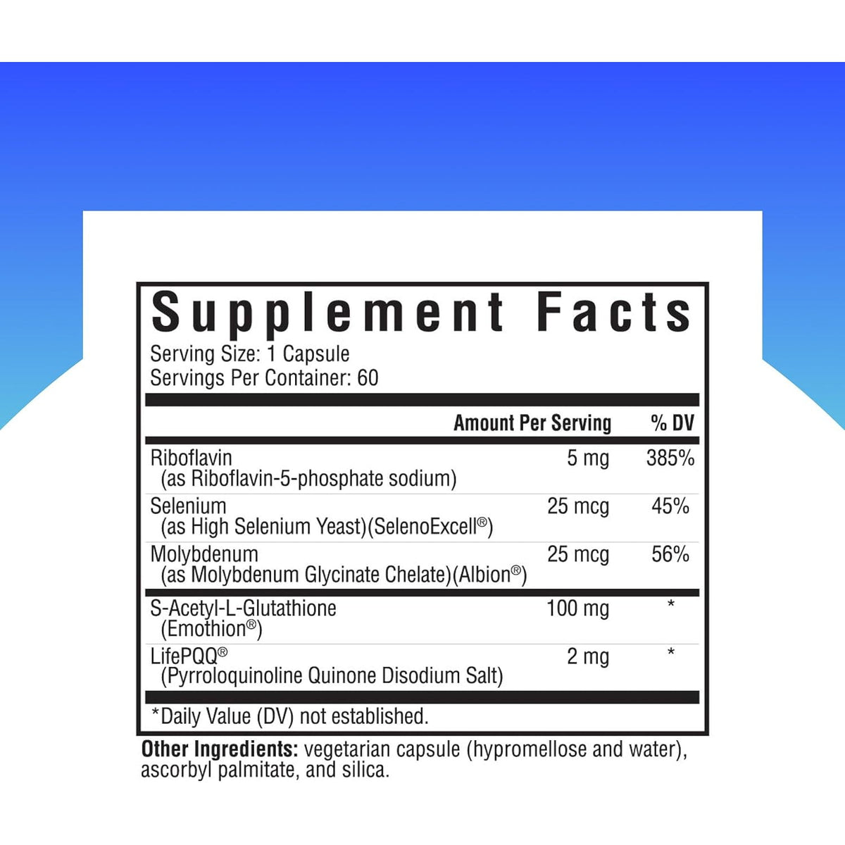 Seeking Health Glutathione Plus, 100 Mg S-Acetyl-L Glutathione with Cofactors, Immune and Detoxification Support, Liver Health, Antioxidant and Free Radical Support, Vegetarian (60 Capsules)