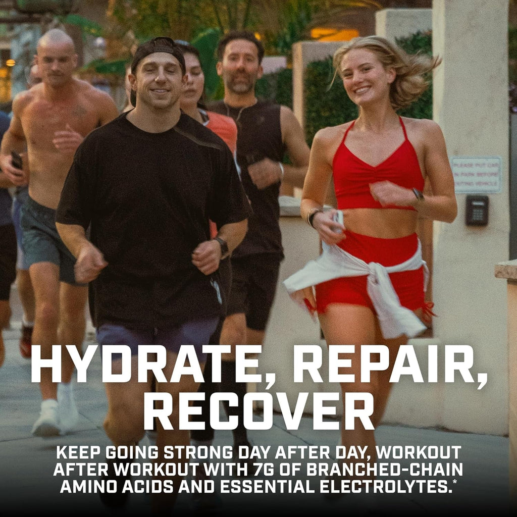 Xtend Original BCAA Powder, 7G Bcaas and 2.5G L-Glutamine for Muscle Recovery Hydration and Lean Muscle, Sugar Free Intra and Post Workout Drink with Electrolytes, Watermelon Explosion, 30 Servings