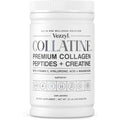 Collatine - Premium Collagen Peptides + Creatine with Vitamin C, Hyaluronic Acid and Magnesium for Skin, Hair, Nails, Bone & Joint, Muscle, Immune and Cognitive Aid (.55 LB (250 G/8.8 OZ)