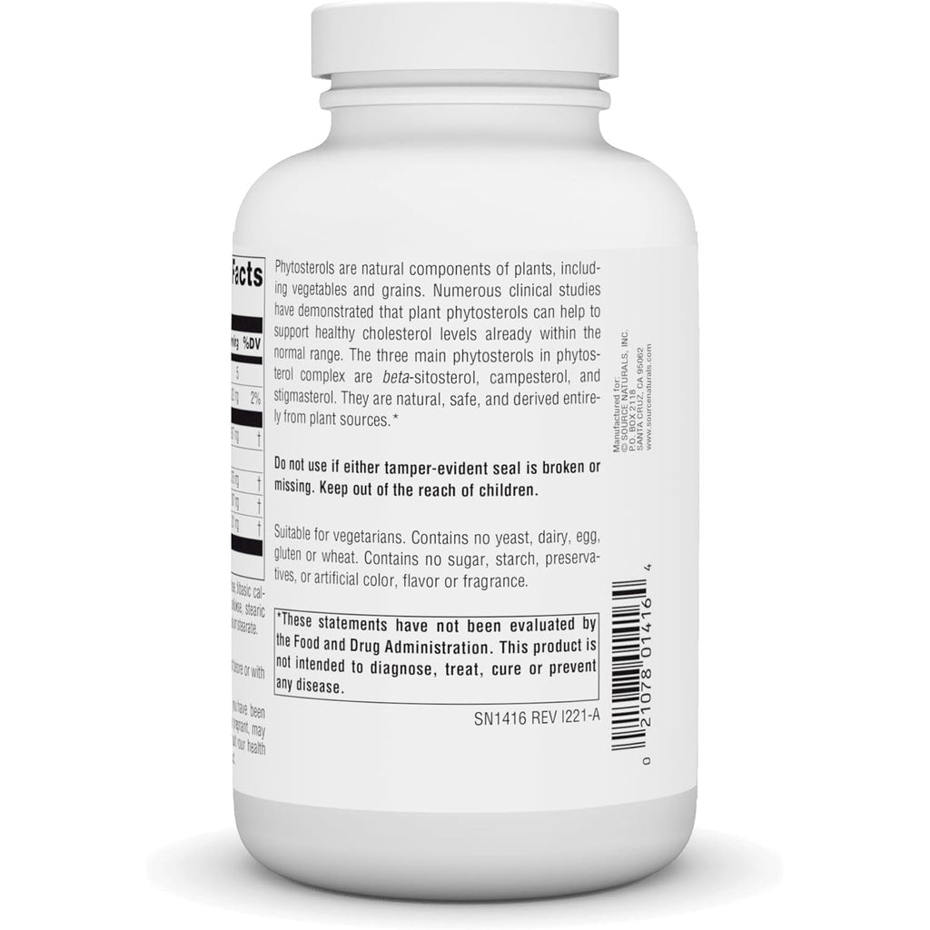 Source Naturals Mega Strength Beta Sitosterol 375Mg - 120 Tablets
