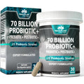 Naturalife Labs Probiotics 70 Billion CFU – 15 Strains + Organic Prebiotic & Postbiotic 3-In-1 – Gut & Digestive Support – Supports Occasional Bloating – Women & Men – Vegan & Shelf Stable – 30 Caps