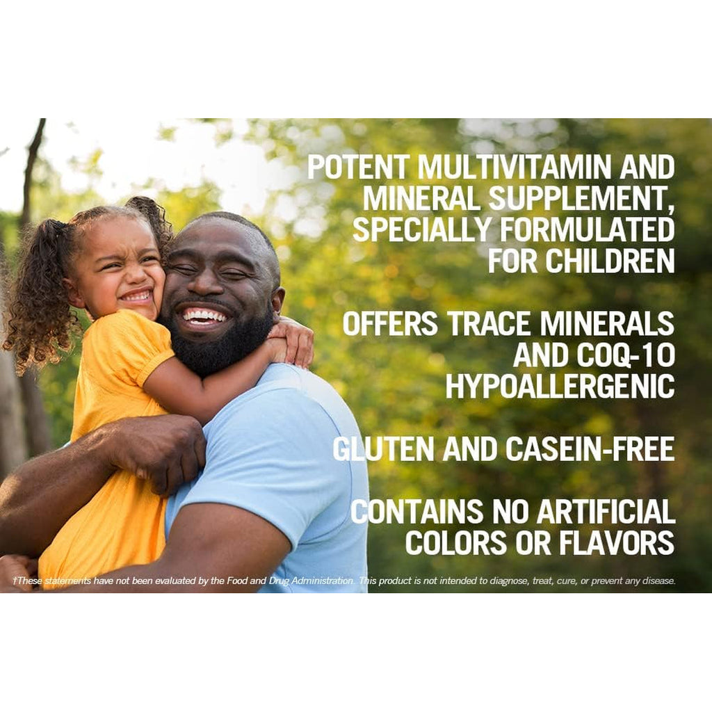 Kirkman - Children'S Multivitamin & Mineral - 120 Capsules - with 5-MTHF - Potent Broad Spectrum Vitamin/Mineral Supplement - Hypoallergenic