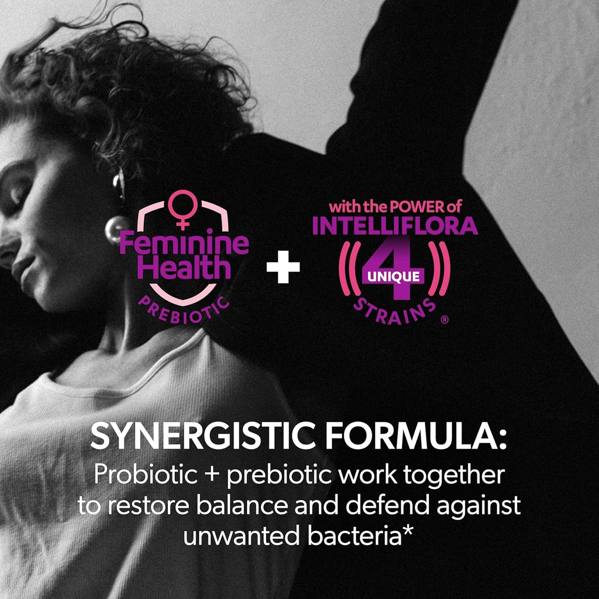 AZO Dual Protection, Urinary + Vaginal Support, Prebiotics and Probiotics for Women*, Starts Working within 24 Hours, Non-Gmo, 30 Count
