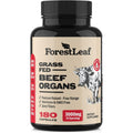 Forestleaf Beef Organ Supplement - Grass Fed & Pasture Raised - Total Body Wellness & Performance, Organ Complex with 3000Mg of Desiccated Beef Liver, Heart, Kidney, Pancreas, Spleen (180 Capsules)