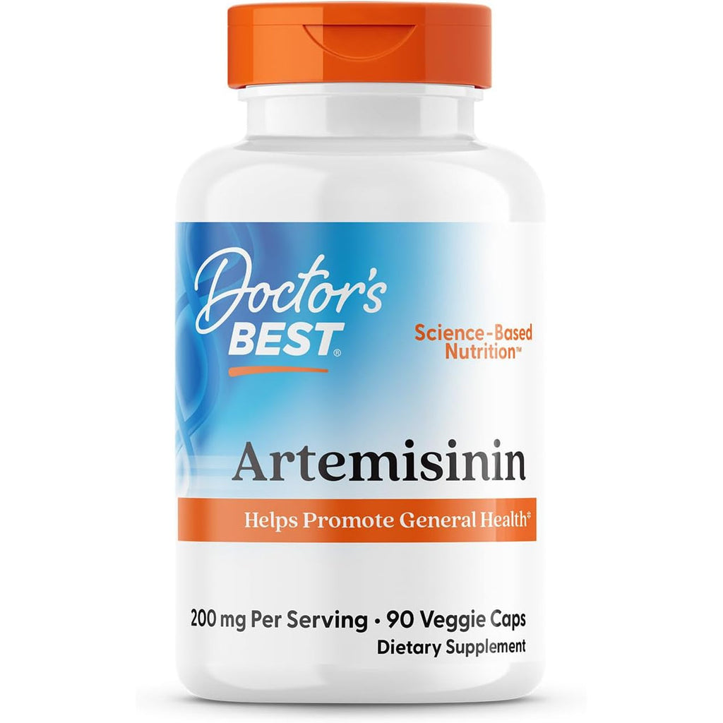 Doctor'S Best Artemisinin Supplement for Men & Women - Sourced from Sweet Wormwood Herb, Artemisia Annua Capsules, 200 Mg per Serving, Natural Immune Health Support for Adults - 90 Ct Veg Caps