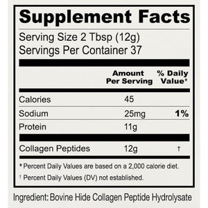 Anthony'S Collagen Peptide Powder, 1 Lb, Pure Hydrolyzed, Gluten Free, Keto and Paleo Friendly, Grass Fed, Unflavored, Non GMO