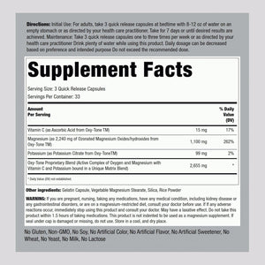 Piping Rock Colon Cleanse | 100 Capsules | Oxy-Tone Oxygen Intestinal Cleanser | Non-Gmo, Gluten Free Supplement