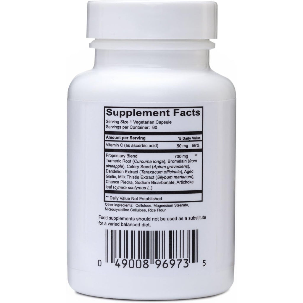 Gout and You Nutrigout plus - Uric Acid Support Premium Formula - 60 Vegetarian Capsules - 750 Mg per Capsule
