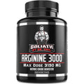 DR. EMIL NUTRITION Goliath Arginine 3000 - High-Dose Nitric Oxide Booster - Supports Blood Flow, Muscle Growth & Endurance - Workout Pump & Circulation Support - 90 Tablets
