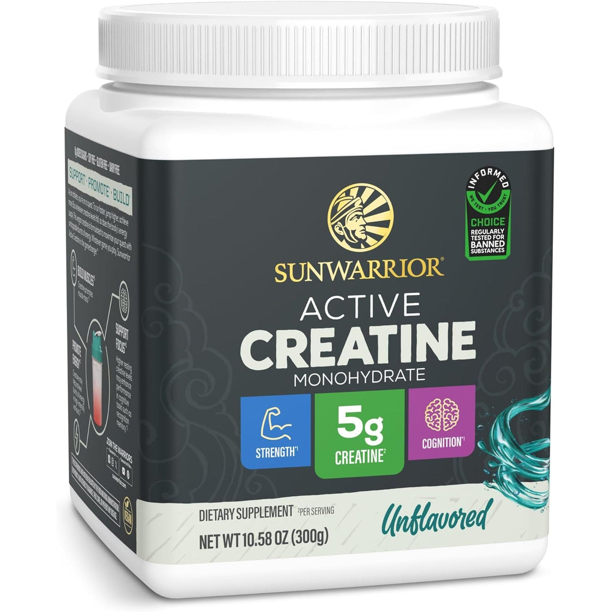 Creatine Monohydrate Powder Micronized Preworkout Recovery Supplement | Support Muscle Building Strength Training Cognition | Vegan & Keto Friendly Easily Mixes (60 Serving) Unflavored Active Creatine