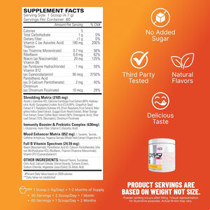 EHP Labs Oxyshred Pre Workout Powder - Preworkout Powder with L Glutamine & Acetyl L Carnitine, Energy Boost Drink - Mango, 60 Servings