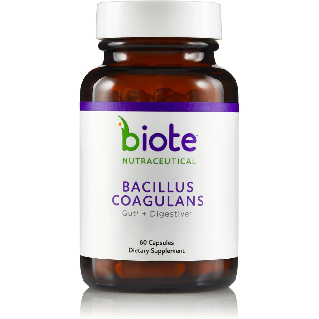 Biote Nutraceuticals - Bacillus COAGULANS - Gut + Digestive (60 Capsules)