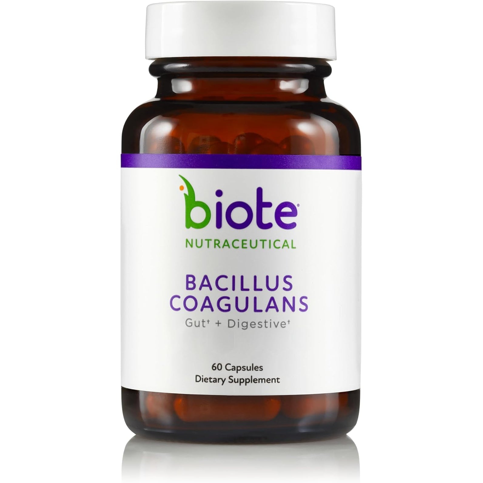 Biote Nutraceuticals - Bacillus COAGULANS - Gut + Digestive (60 Capsules)