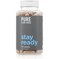 Pure for Men Original Vegan Cleanliness Stay Ready Fiber Supplement | Helps Promote Digestive Regularity | Psyllium Husk, Aloe Vera, Chia Seeds, Flaxseeds | Proprietary Formula | 120 Vegan Capsules